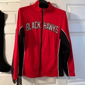 Blackhawks sports coat zip up